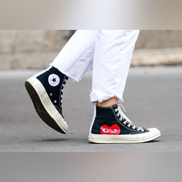 COPY - Converse x Comme des Garçons PLAY Chuck 70 women’s 8 / Mens 6 - Picture 1 of 9